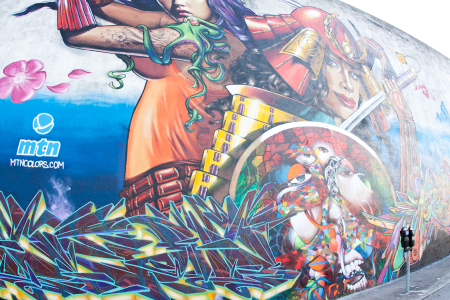 Graffiti walls, Miami, Primary Flight, 