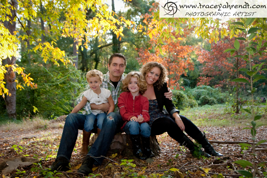 Fall Family Portrait in North Carolina